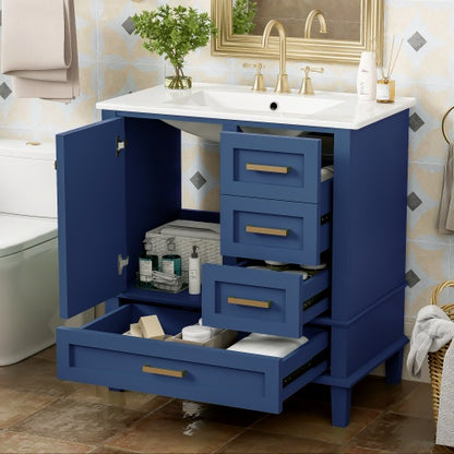 Viva Serene 30" Bathroom Vanity – Effortless Elegance Meets Smart Storage