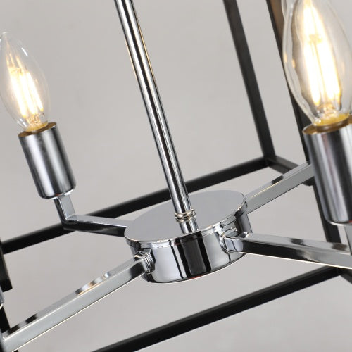 Viva Smart Living Collection: 8‑Lantern Tiered Farmhouse Chandelier