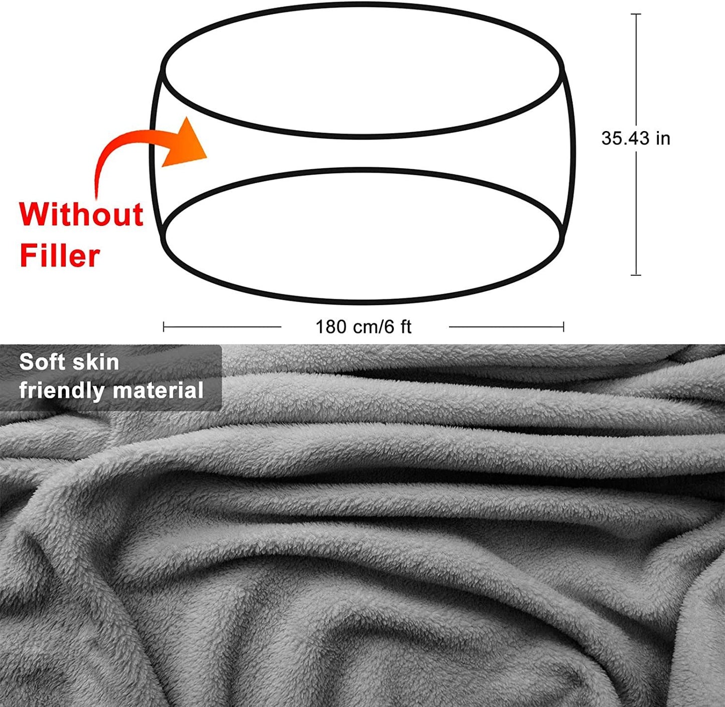 Viva Elite Cloud Velvet Bean Bag Cover – The Future of Comfort Architecture