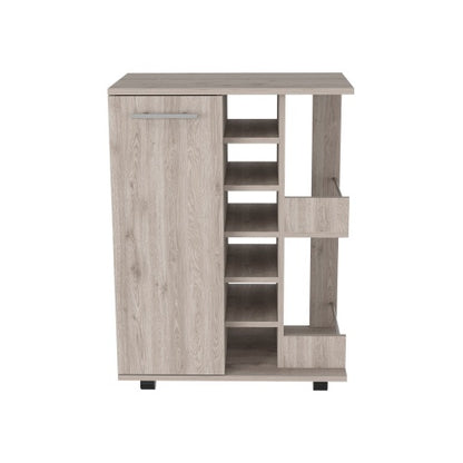 Plate Structure Dining Cabinet With Universal Wheel Trolley