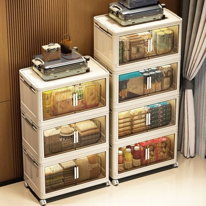 Viva Smart Living Collection: Collapsible Storage Bins Cabinet