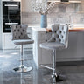 Viva Elite Adjustable Velvet Bar Stools Set – The Future of Elevated Dining