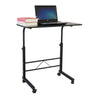 Small Mobile Multi Purpose Side Table - Black