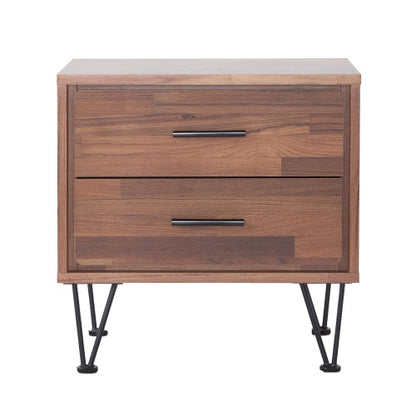 Viva Elite Walnut Luxe 2-Drawer Accent Table – The Future of Architectural Storage