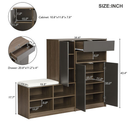 Viva Vault 2-in-1 Shoe Storage Bench – Function Meets Modern Sophistication
