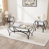 Viva Elite Tempered Glass Coffee Table Trio – The Future of Transparent Elegance