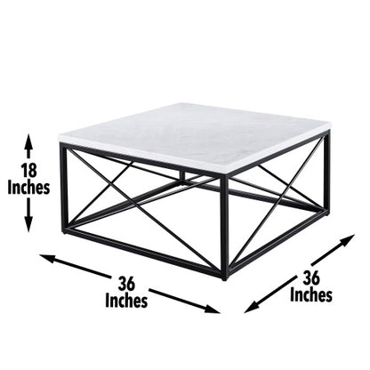 Skyler 3-Piece White Table Set | Viva