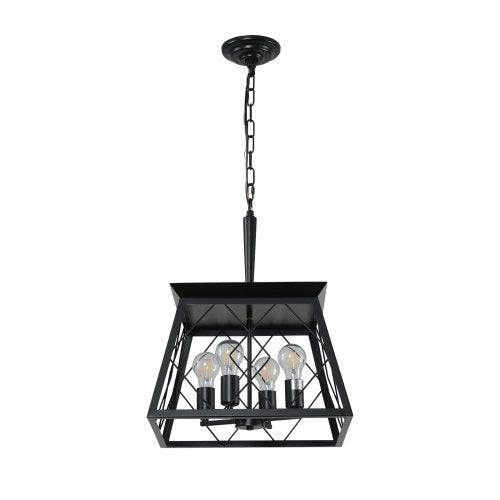 Viva Noir Chandelier – Farmhouse Charm with Modern Edge