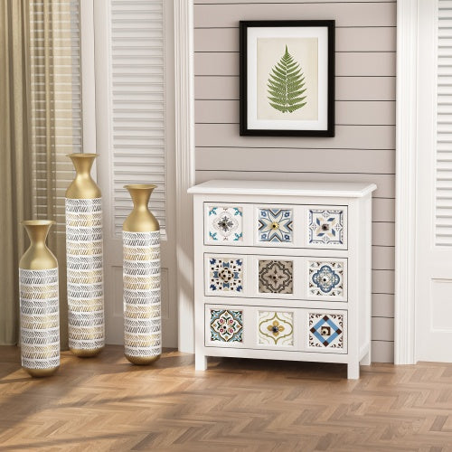 Viva Atelier Collection: The Mariette Ceramic-Metal Floor Vase Set