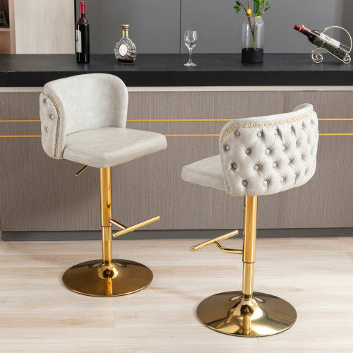 Viva Elite Élan Noir Swivel Bar Stool – The Future of Elevated Seating Architecture