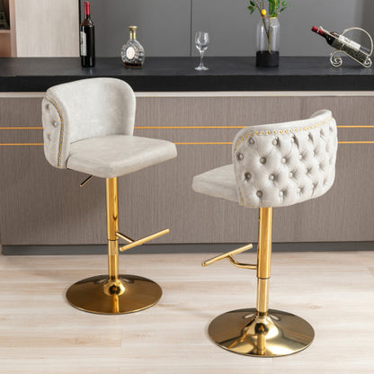 Viva Elite Élan Noir Swivel Bar Stool – The Future of Elevated Seating Architecture