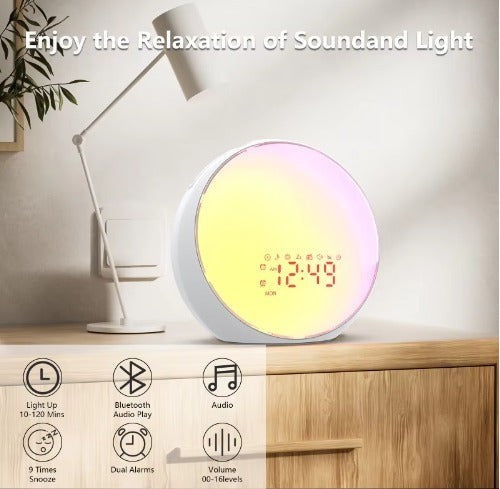 Sunrise Simulation Wake-Up Light Alarm Clock - Your Perfect Morning Companion