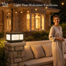 Viva Elite Solar Wall Light with Dimmable LEDs - Premium Outdoor Ambient Lighting