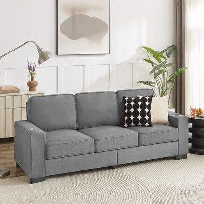 Viva Elite Smart Corduroy 3-Seater Sofa - The Future of Intelligent Comfort