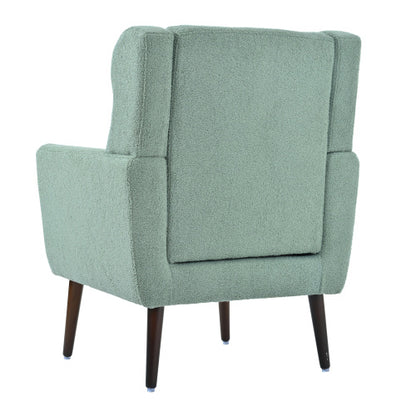 Light Green Teddy Upholstered Accent Chair | Viva Cozy Luxe
