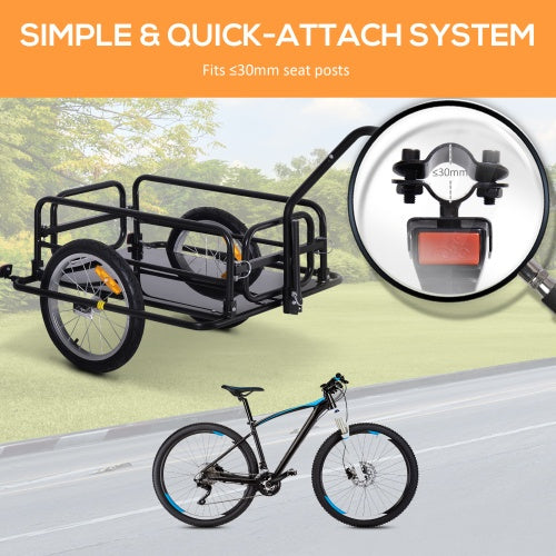 Viva Luxe Atlas Black Cargo Trailer & Wagon