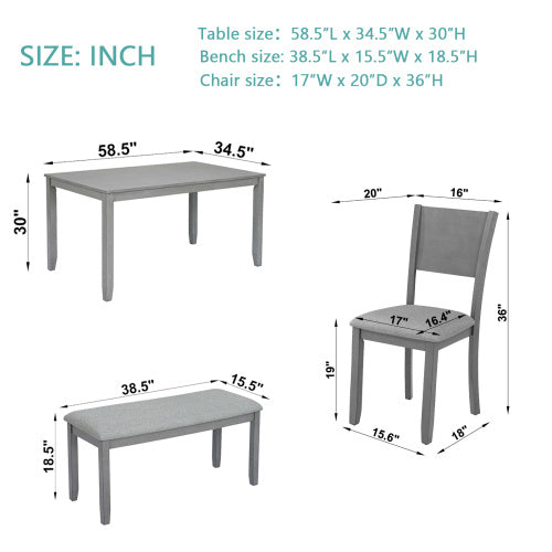 Viva Elite 6-Piece Wooden Dining Collection – The Future of Complete Family Gathering