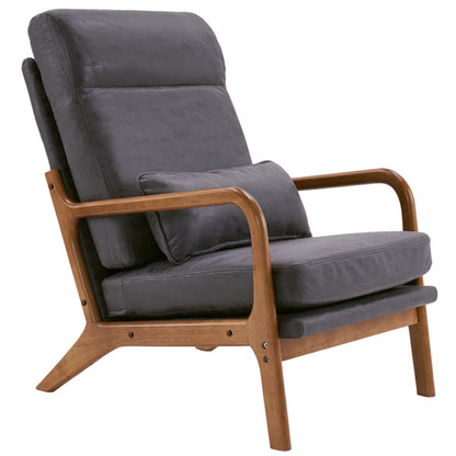 Viva Atelier Collection: The Beaumont Oak Armrest Indoor Lounge Chair