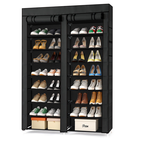 Viva Élan Collection: The Élan Ten-Tier Non-Woven Shoe Cabinet