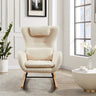 Viva Elite Modern Nursery Rocking Chair - High-Back Comfort with Premium Fabric