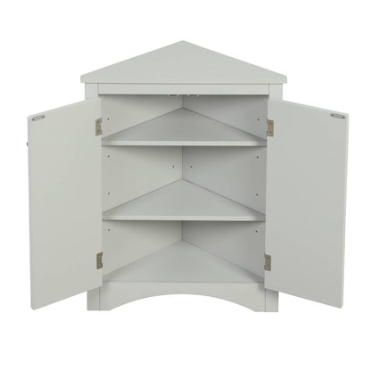 Triangle Bathroom Storage Cabinet – Space-Saving & Stylish Organization