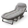 Folding Bed, Adjustable Camping Bed With Mattress, Suitable For Courtyard Or Beach