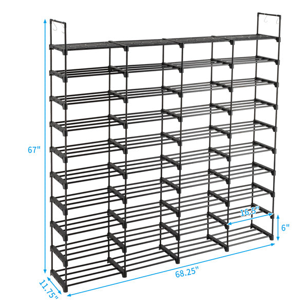 Viva Loft 10-Layer Shoe Rack – Vertical Elegance for Smart Living