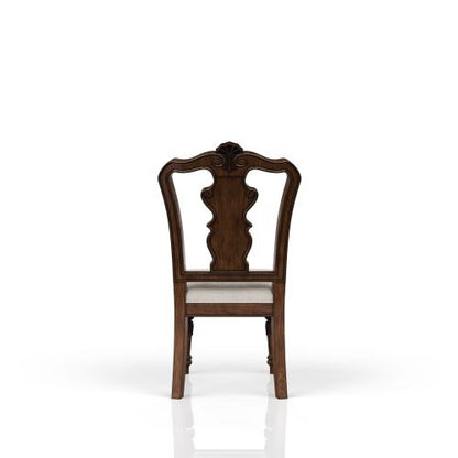 Mahogany-Finish Traditional Side Chair | Viva Savoy