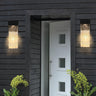 Outdoor LED Crystal Wall Lamp with Light Sensor (2-Pack)