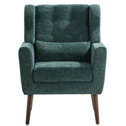Black-Green Upholstered Lounge Chair | Viva