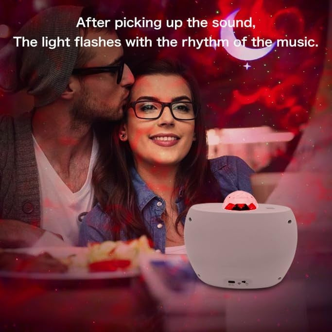 Relic Moon Lamp – Celestial Galaxy Projector with Bluetooth Speakers & Northern Lights Display