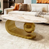 Viva Elite Sintered Stone Oval Coffee Table – The Future of Living Room Architecture