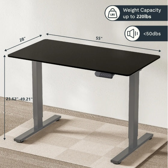 Viva Elevate Collection: Viva Elevate Dual-Motor Electric Standing Desk