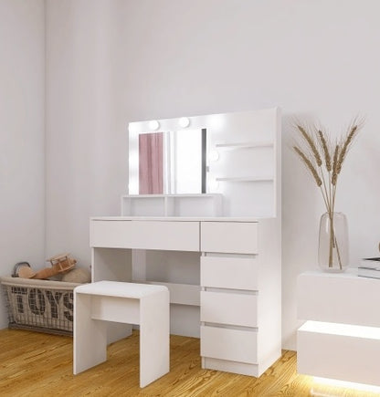 Viva Elite Smart Vanity Desk Set with Power Strip - The Future of Connected Beauty