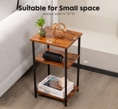 Adjustable 3-Level Coffee Table, Gray or Brown | Viva