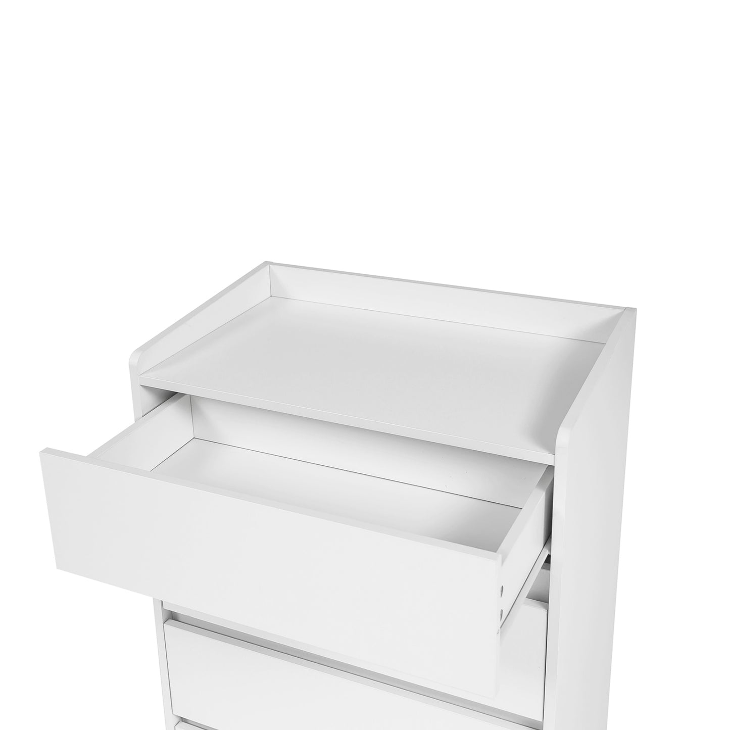 Viva Elite Minimalist White Dresser – The Future of Handleless Elegance
