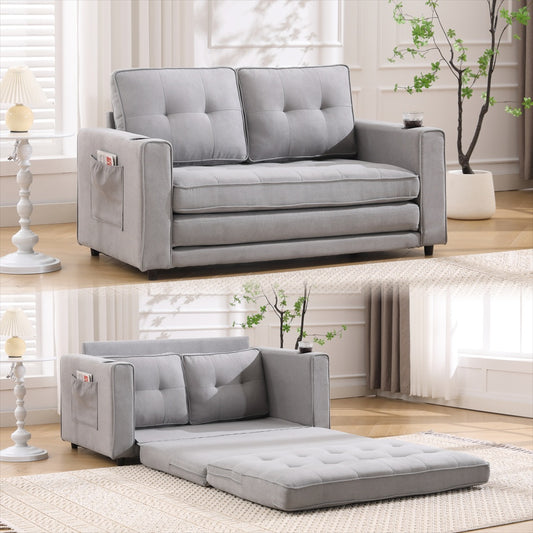 The Viva 3-in-1 Futon Sofa – Compact Elegance with Transformative Function
