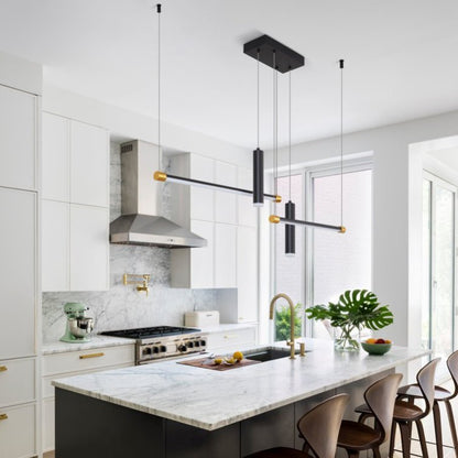 Viva Atelier Javeriah 4-Light Dimmable Kitchen Island Linear LED Pendant