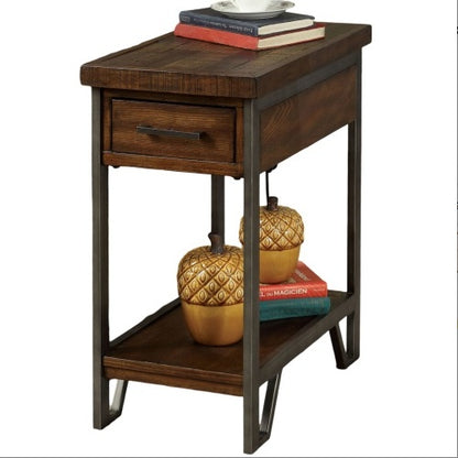 Viva Elite Rustic Panel Side Table – The Future of Multi-Functional Elegance