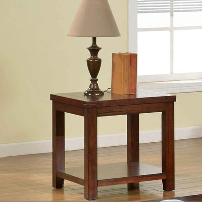 Cherry-Finish End Table | Viva Orla