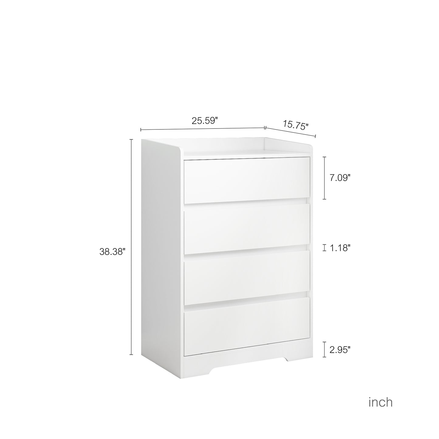 Viva Elite Minimalist White Dresser – The Future of Handleless Elegance