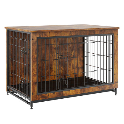 38.6-Inch Dog Crate Furniture with Removable Tray | Viva