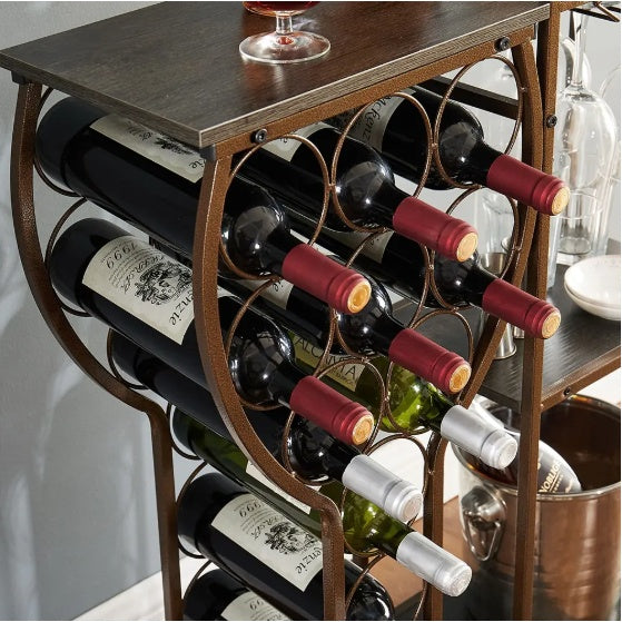 Viva Barista Collection: The Barista Étagère Wine & Glass Rack