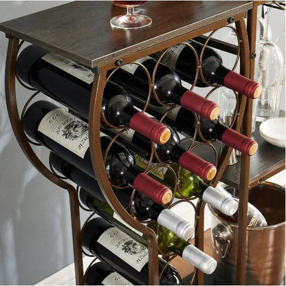 Viva Barista Collection: The Barista Étagère Wine & Glass Rack