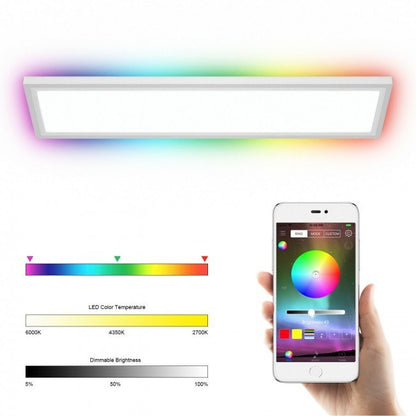Viva Elite 18W RGB LED Ceiling Light - Smart Color-Changing with Remote Control