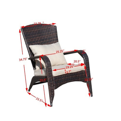 Luxury Outdoor Patio Chair with Cushions – Elegant & Comfortable Seating for Your Outdoor Oasis