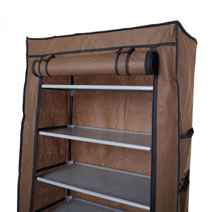 Viva Essentials – 10-Layer 9-Grid Shoe Cabinet with Dust Cover
