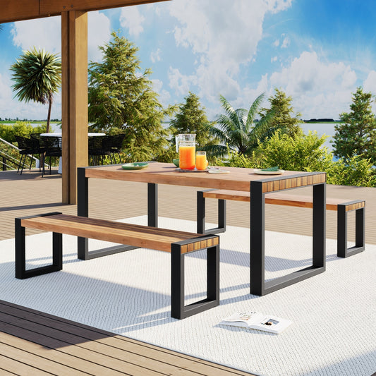 Viva Solstice 3-Piece Outdoor Dining Set