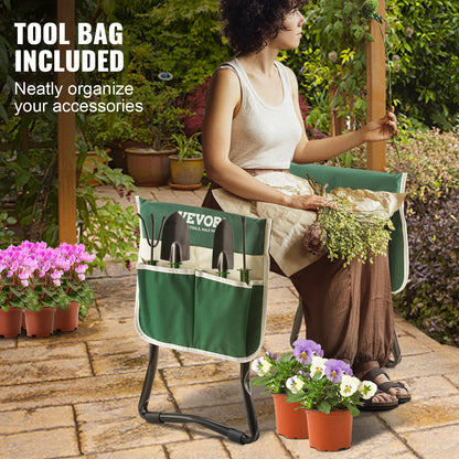Green Folding Garden Kneeler & Seat | Viva