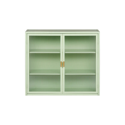 Viva Celestine Mint Green Glass Door Cabinet
